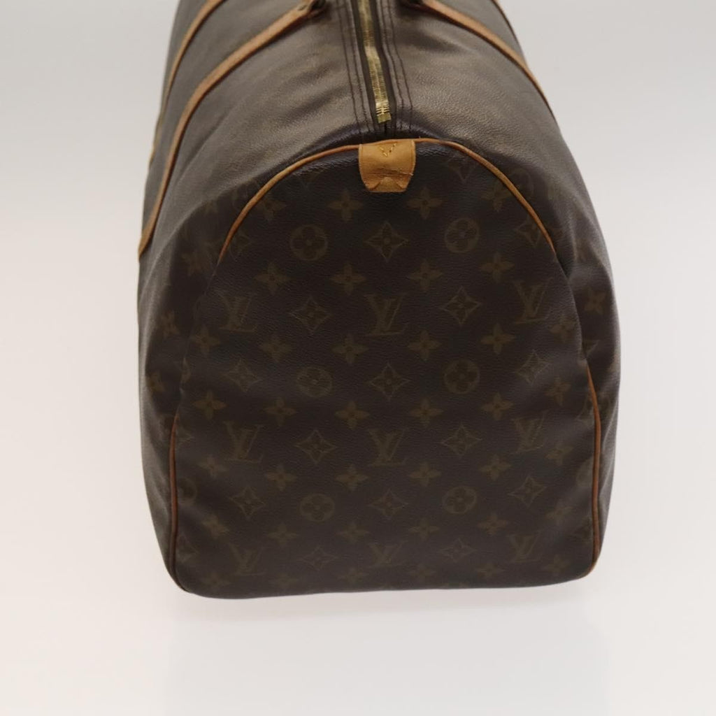 Louis Vuitton Keepall Bag Monogram Canvas Brown Canvas Travel Bag Bag (Pre-Owned)