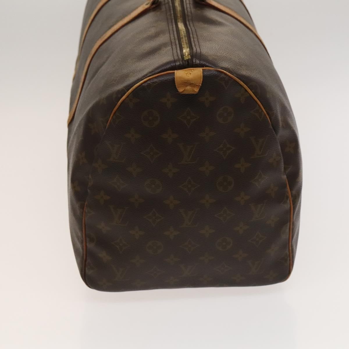 Louis Vuitton Keepall Bag Monogram Canvas Brown Canvas Travel Bag Bag (Pre-Owned)