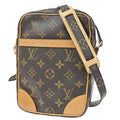 Louis Vuitton Danube Handbag Monogram Canvas Brown Canvas Shoulder Bag Bag (Pre-Owned)