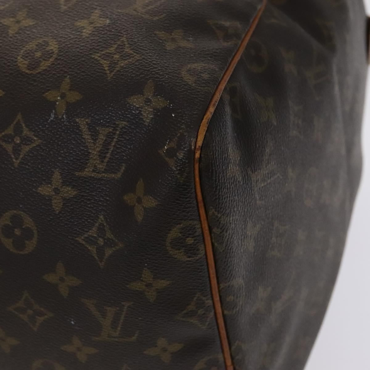 Louis Vuitton Keepall Bag Monogram Canvas Brown Canvas Travel Bag Bag (Pre-Owned)