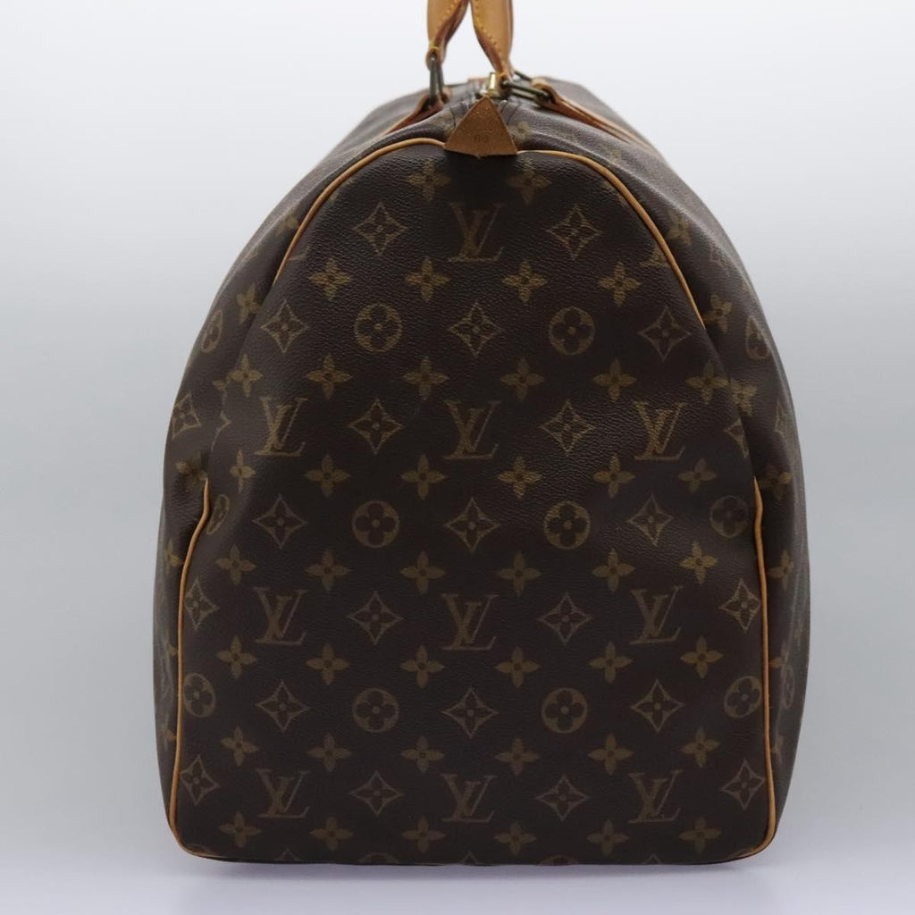 Louis Vuitton Keepall Bag Monogram Canvas Brown Canvas Travel Bag Bag (Pre-Owned)