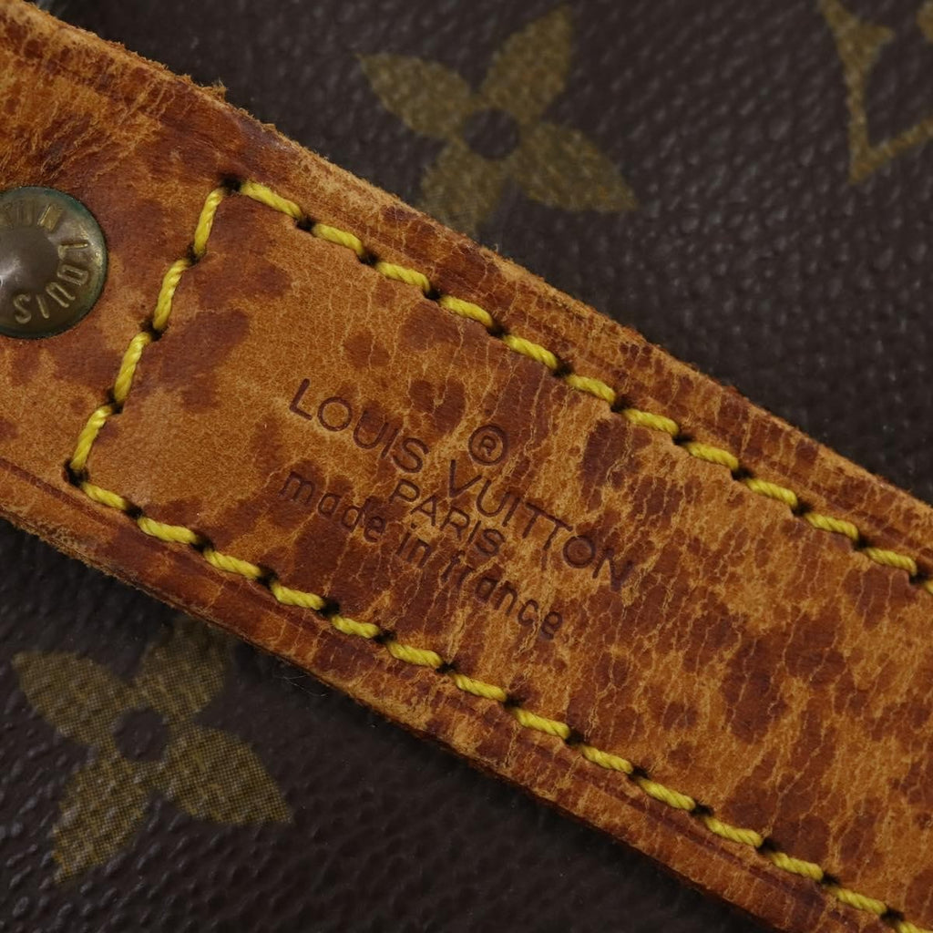 Louis Vuitton Keepall Bandouliere Bag Monogram Canvas Brown Canvas Travel Bag Bag (Pre-Owned)
