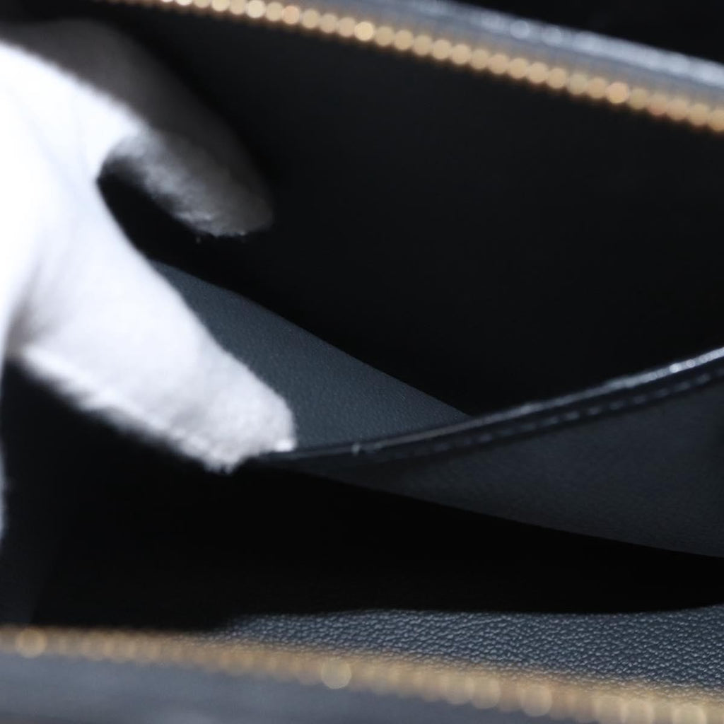 Louis Vuitton Riviera Handbag Epi Leather Black Leather Handbag (Pre-Owned)