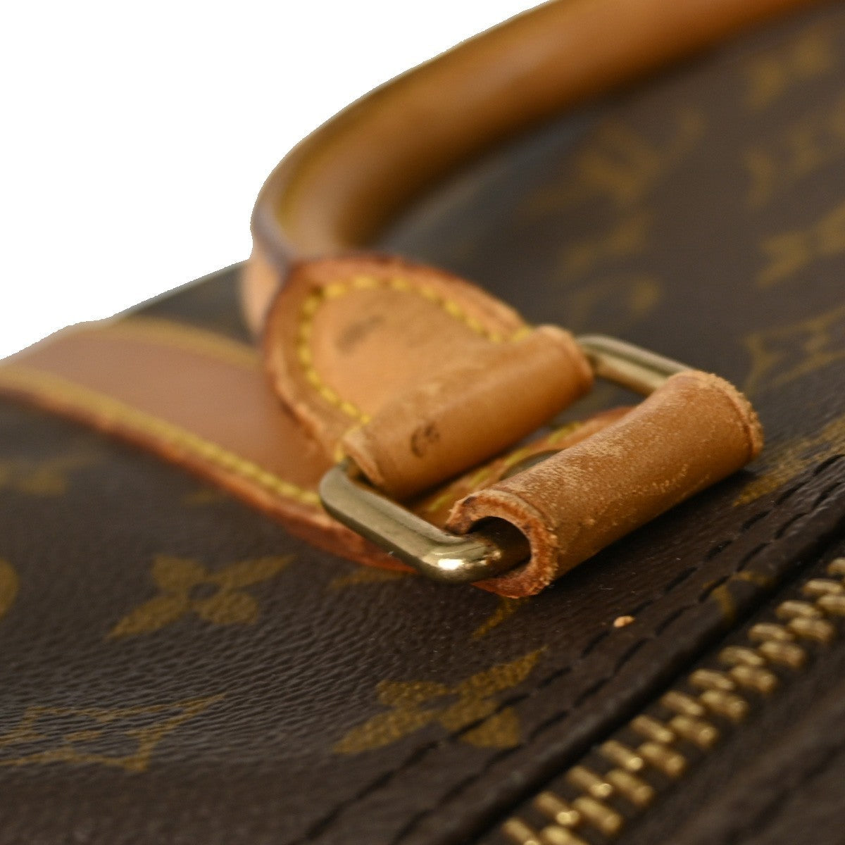 Louis Vuitton Keepall Bag Monogram Canvas Brown Canvas Travel Bag Bag (Pre-Owned)