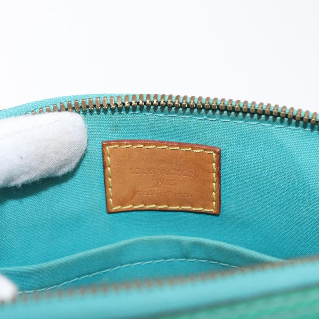 Louis Vuitton Alma Handbag Monogram Vernis Blue Patent_Leather Handbag (Pre-Owned)