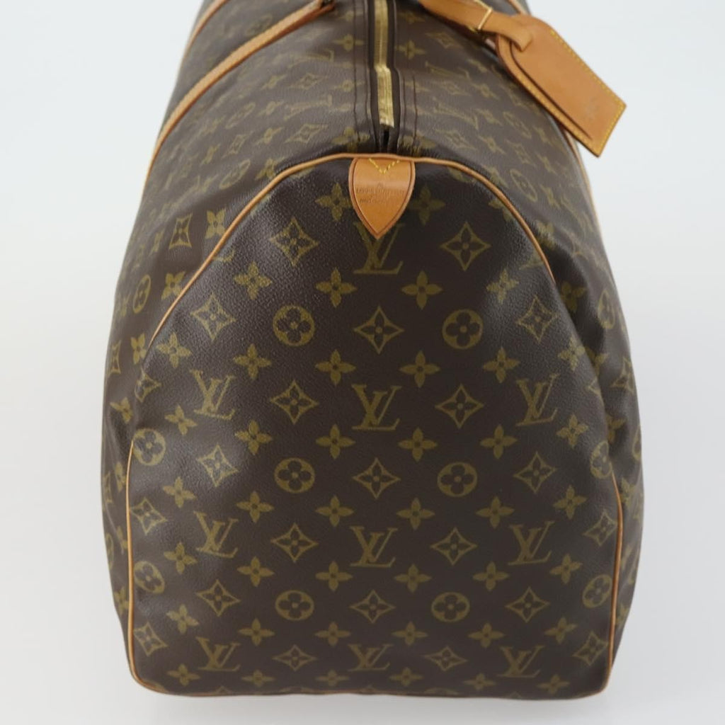 Louis Vuitton Keepall Bag Monogram Canvas Brown Canvas Travel Bag Bag (Pre-Owned)