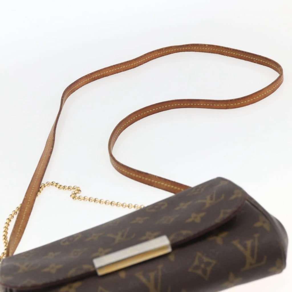 Louis Vuitton Favorite Handbag Monogram Canvas Brown Canvas Shoulder Bag Bag (Pre-Owned)
