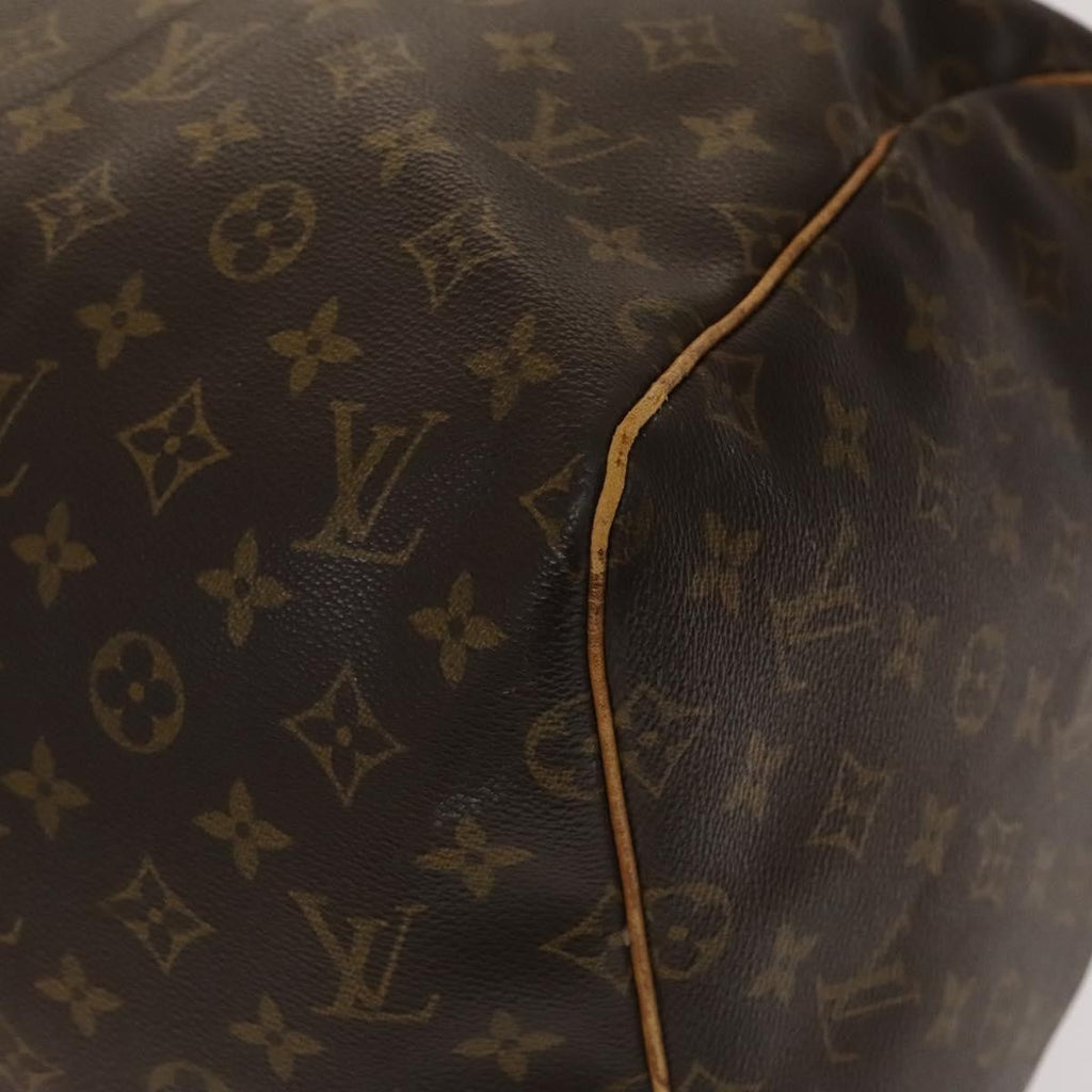 Louis Vuitton Keepall Bag Monogram Canvas Brown Canvas Travel Bag Bag (Pre-Owned)