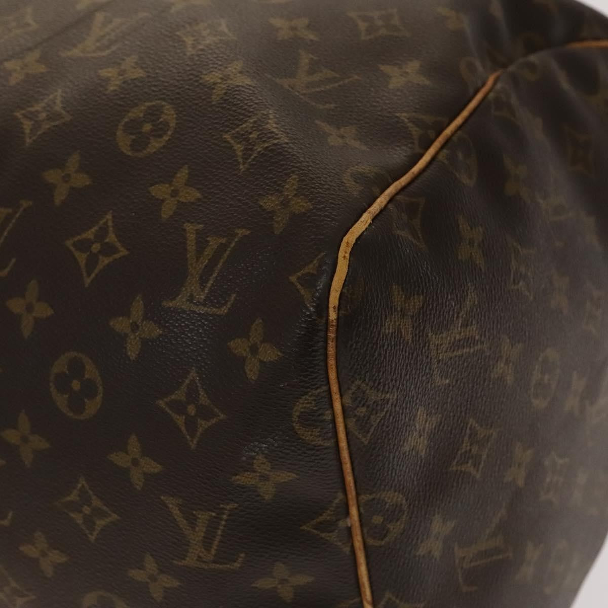 Louis Vuitton Keepall Bag Monogram Canvas Brown Canvas Travel Bag Bag (Pre-Owned)
