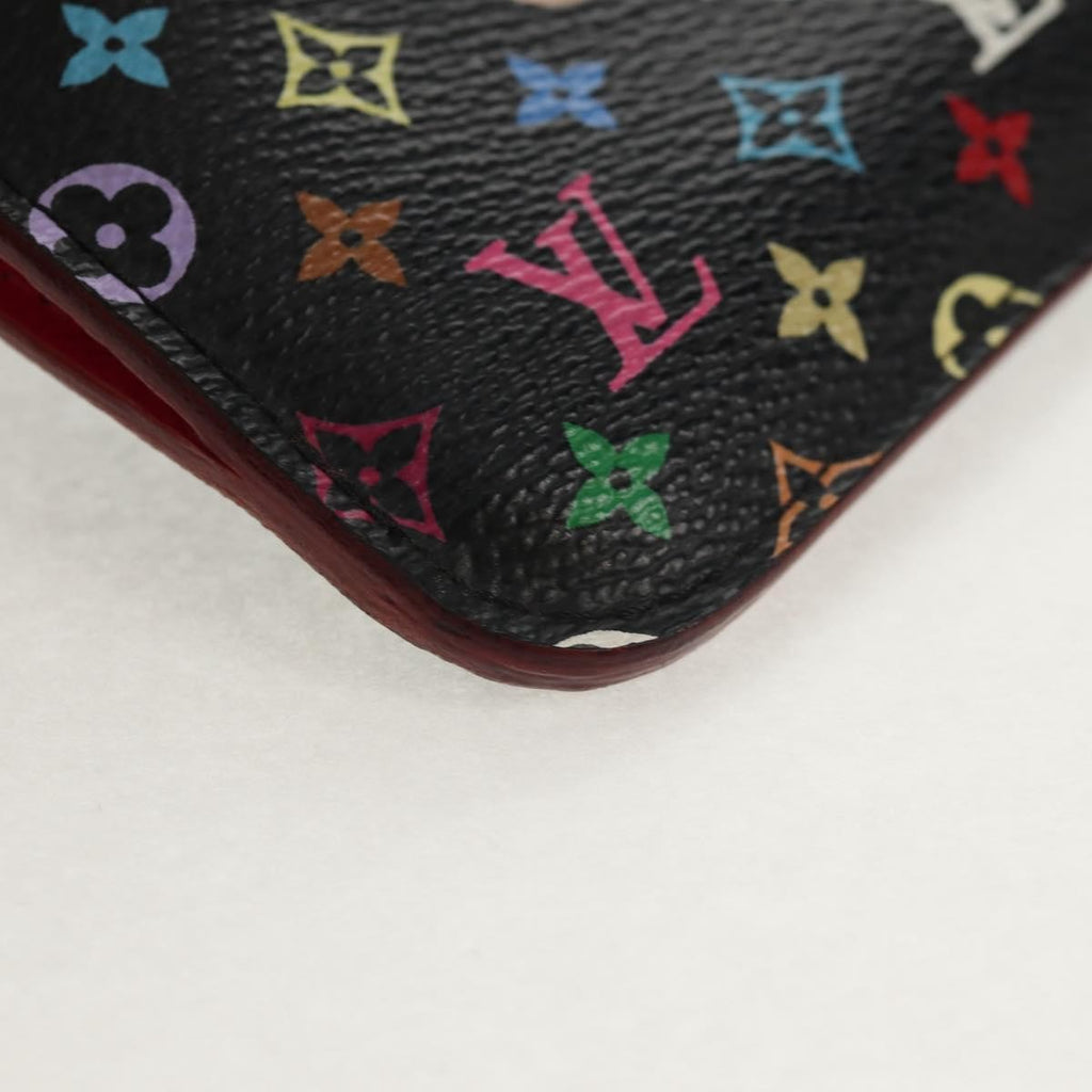 Louis Vuitton Pochette Clés Nm Monogram Multicolor Canvas Black Canvas Wallets Accessory (Pre-Owned)