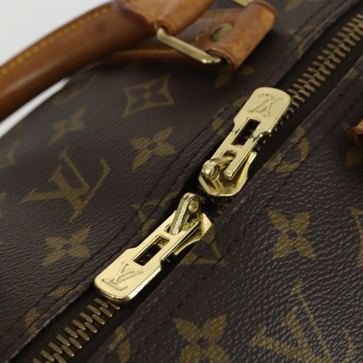 Louis Vuitton Keepall Bag Monogram Canvas Brown Canvas Travel Bag Bag (Pre-Owned)