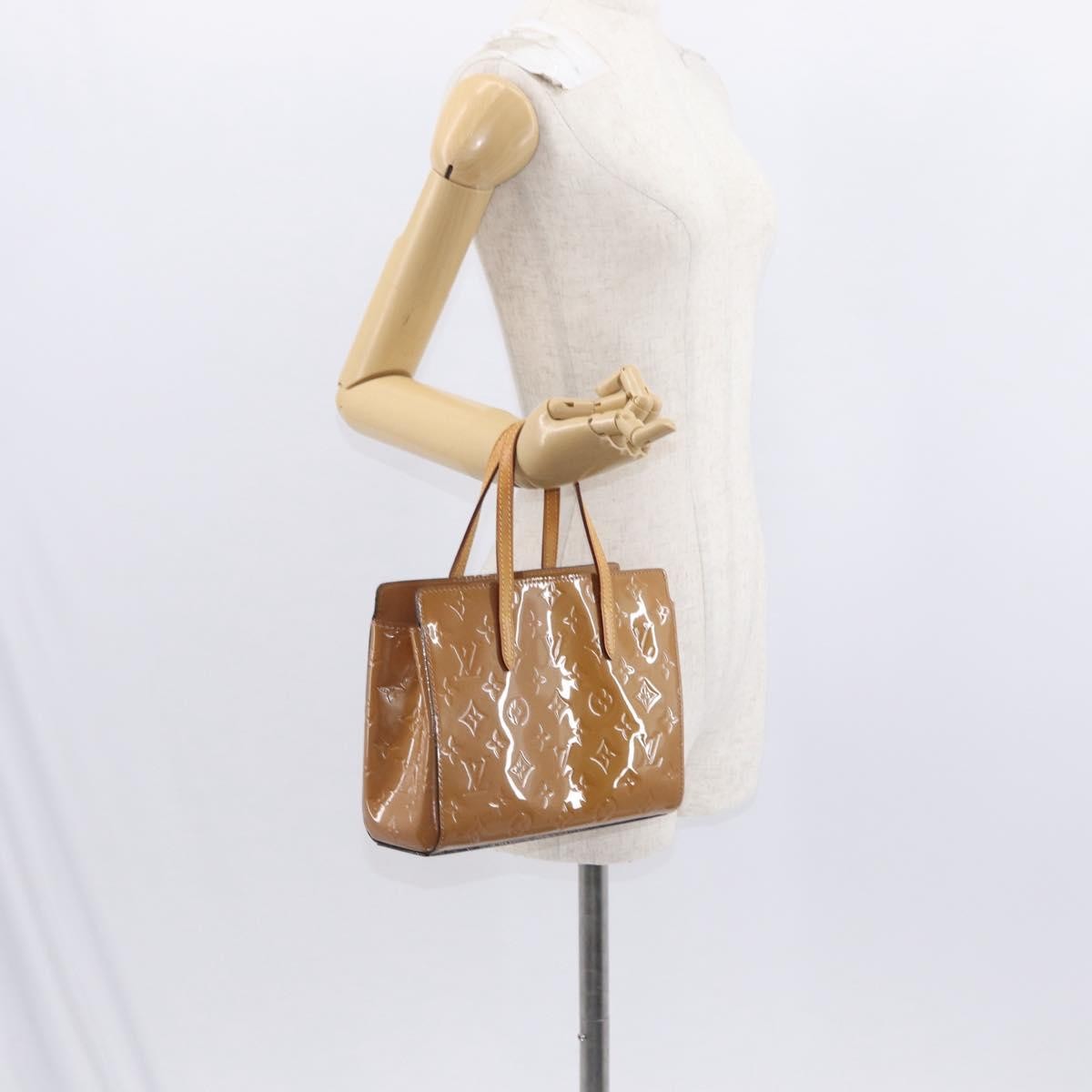 Louis Vuitton Catalina Handbag Monogram Vernis Pink Patent_Leather Handbag (Pre-Owned)