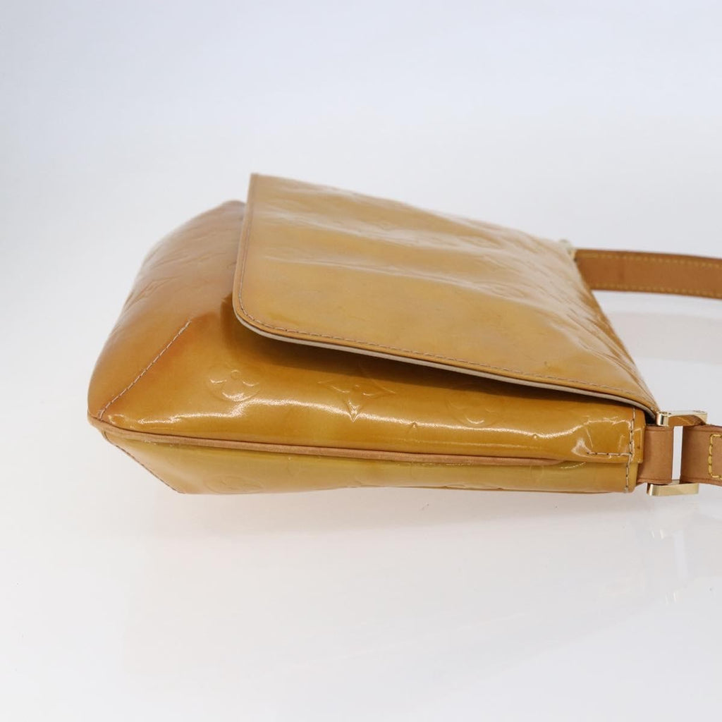 Louis Vuitton Thompson Street Handbag Monogram Vernis Beige Patent_Leather Shoulder Bag Bag (Pre-Owned)