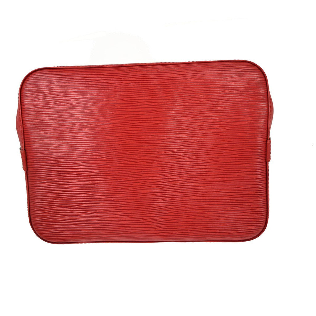 Louis Vuitton Noe Handbag Epi Leather Red Leather Shoulder Bag Bag (Pre-Owned)