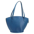 Louis Vuitton Saint Jacques Handbag Epi Leather Blue Leather Shoulder Bag Bag (Pre-Owned)