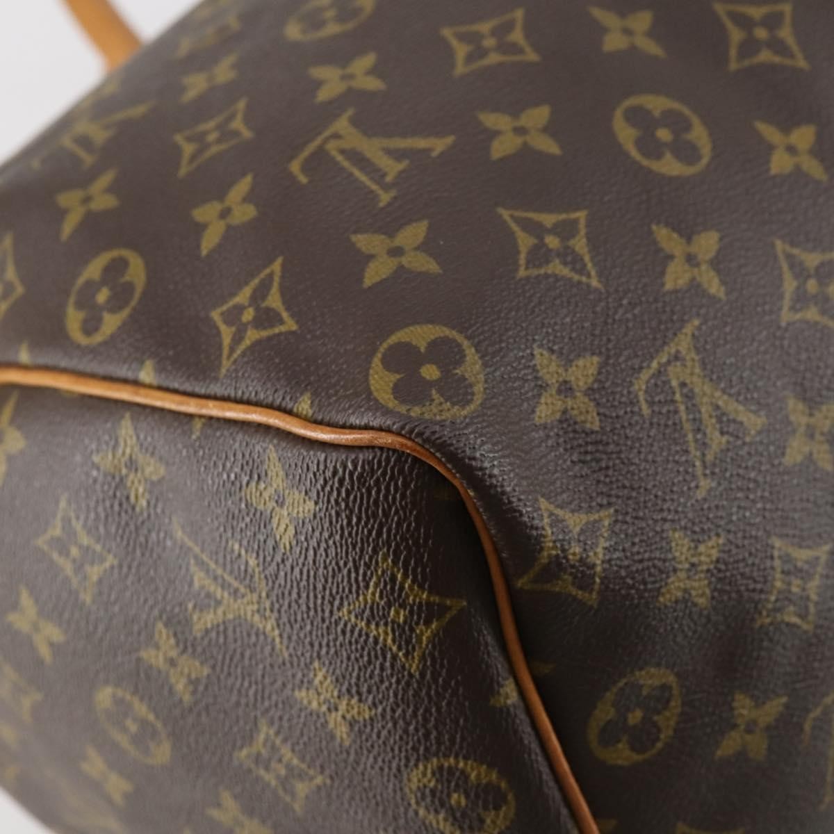 Louis Vuitton Keepall Bag Monogram Canvas Brown Canvas Travel Bag Bag (Pre-Owned)