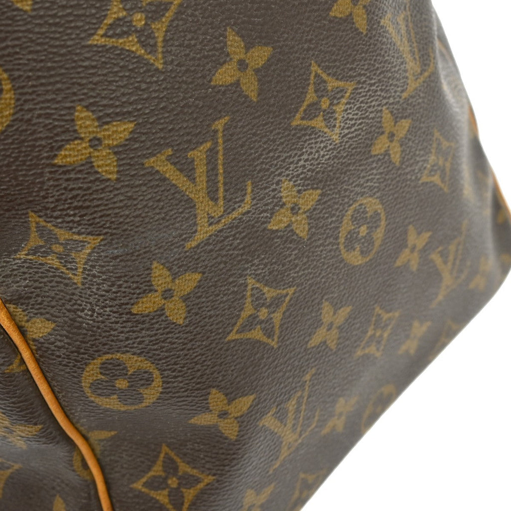 Louis Vuitton Keepall Bag Monogram Canvas Brown Canvas Travel Bag Bag (Pre-Owned)