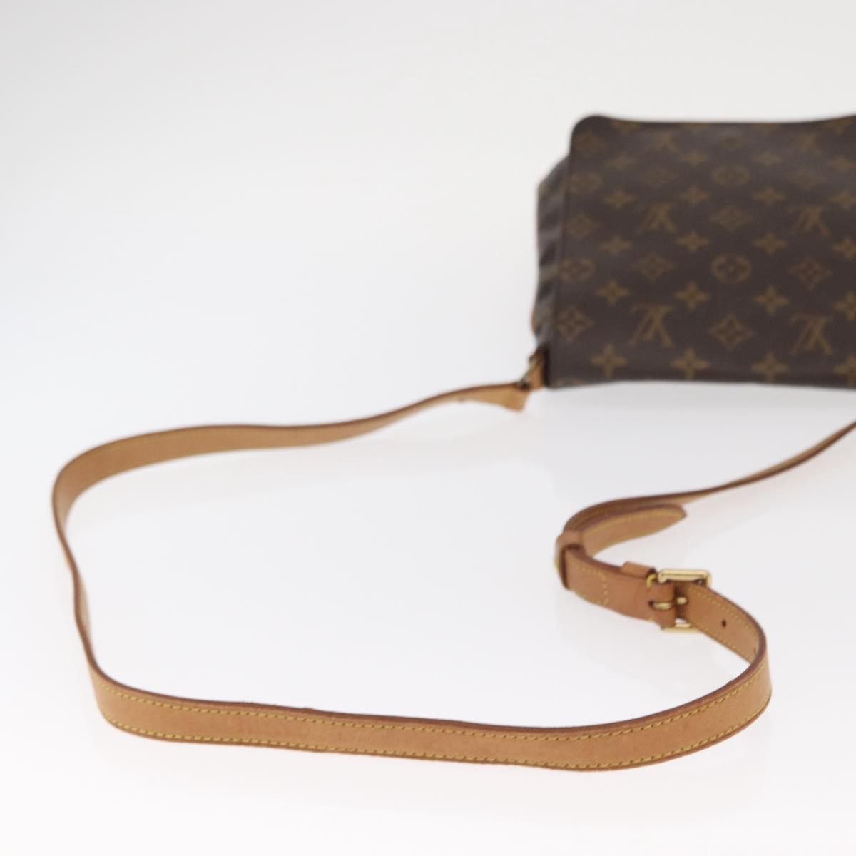 Louis Vuitton Musette Salsa Handbag Monogram Canvas Brown Canvas Shoulder Bag Bag (Pre-Owned)