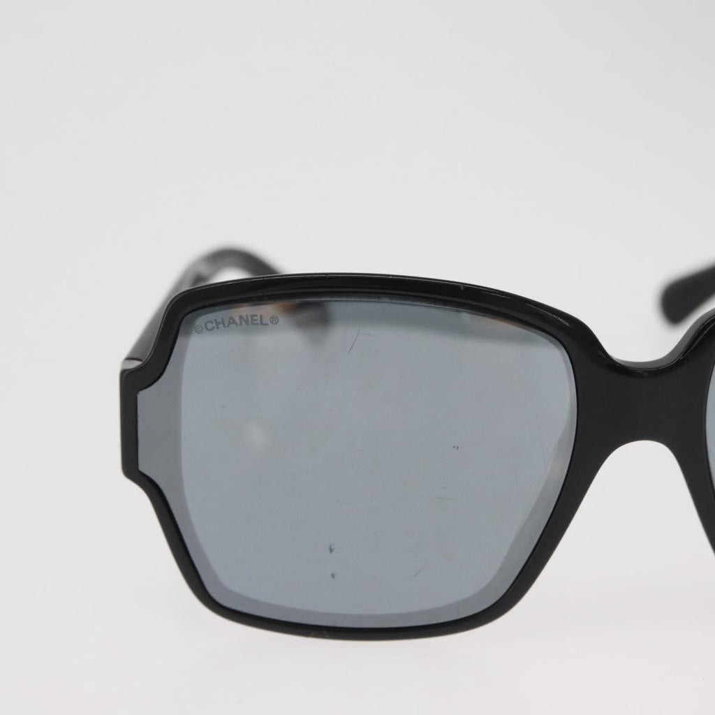 Chanel Logo Cc Sunglasses Plastic Black Plastic Sunglasse Accessory (Pre-Owned)