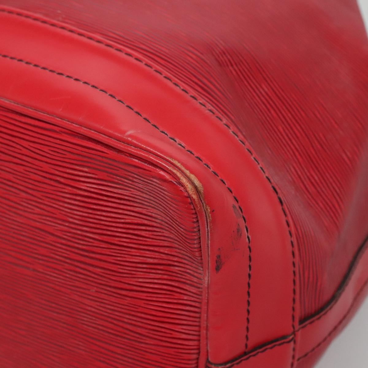 Louis Vuitton Noe Handbag Epi Leather Red Leather Bag (Pre-Owned)