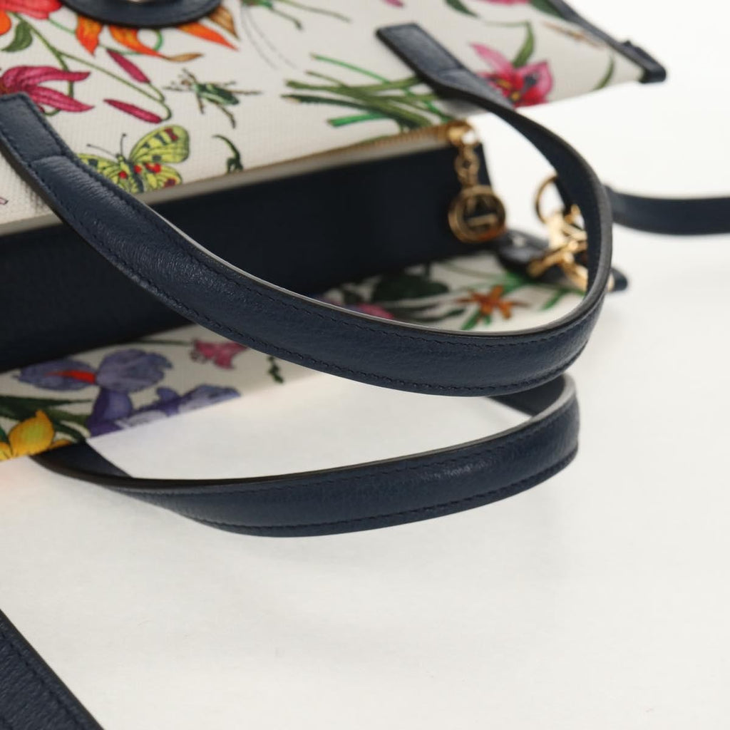 Gucci Flora Canvas Multicolour Canvas Tote Bag Bag (Pre-Owned)