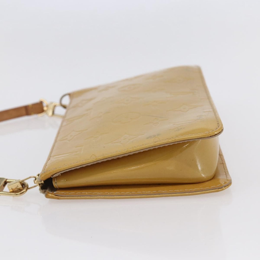 Louis Vuitton Lexington Pochette Monogram Vernis Beige Patent_Leather Clutche & Pouche Bag (Pre-Owned)