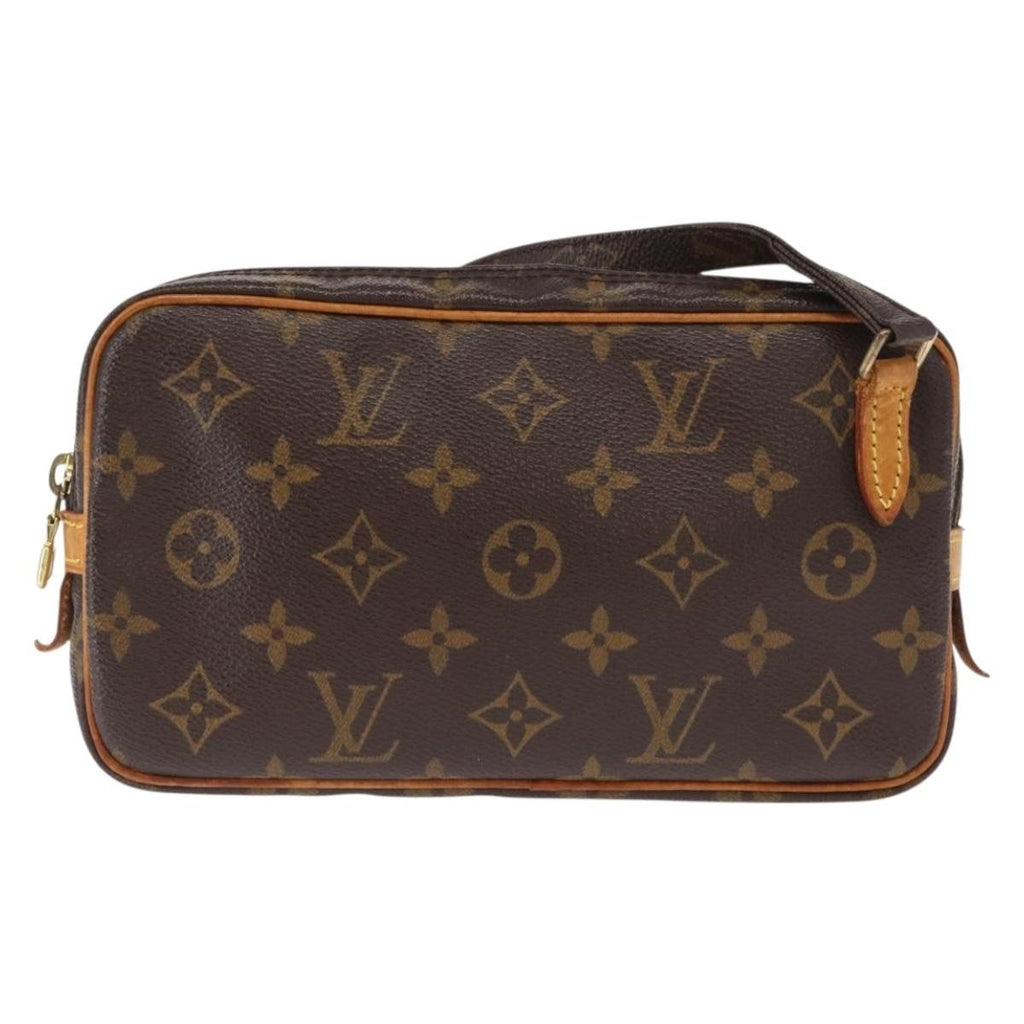 Louis Vuitton Pochette Marly Bandouliere Bag Monogram Canvas Brown Canvas Shoulder Bag Bag (Pre-Owned)