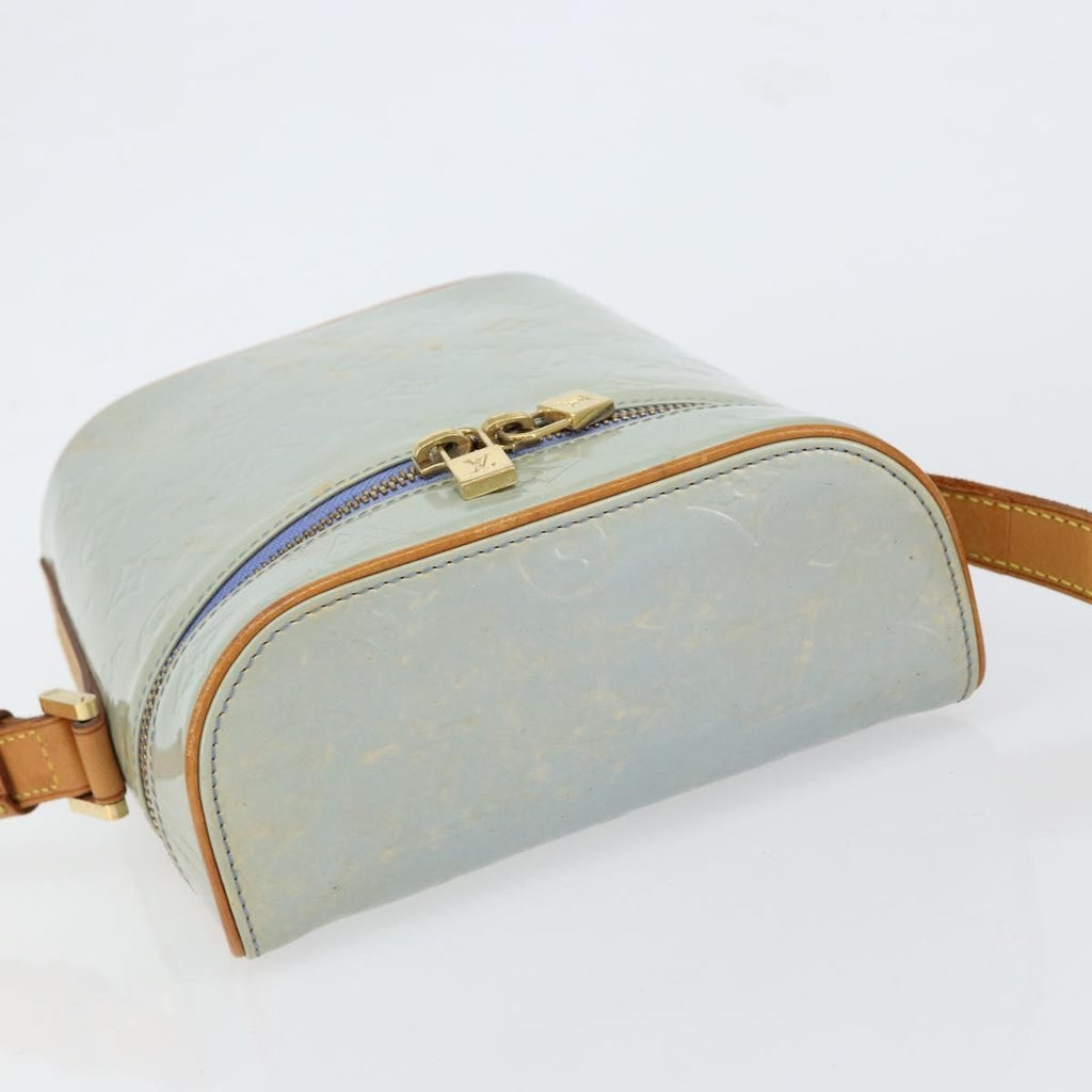 Louis Vuitton Sullivan Handbag Monogram Vernis Gray Patent_Leather Shoulder Bag Bag (Pre-Owned)