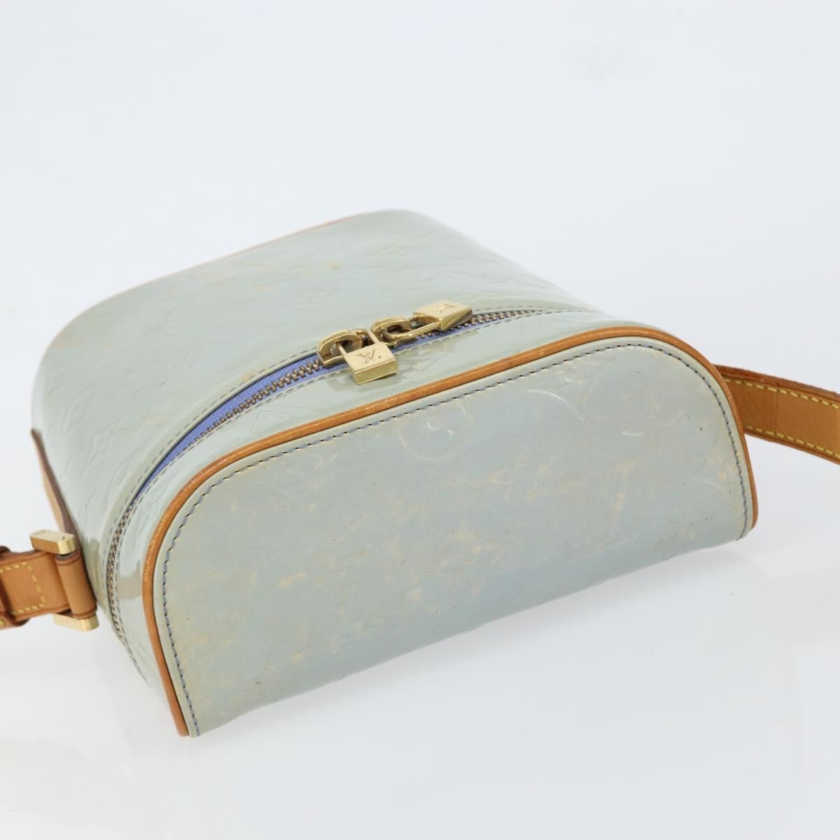Louis Vuitton Sullivan Handbag Monogram Vernis Gray Patent_Leather Shoulder Bag Bag (Pre-Owned)