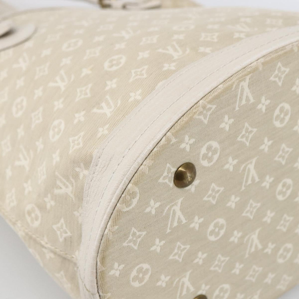Louis Vuitton Petit Bucket Bag Mini Lin Beige Canvas Shoulder Bag Bag (Pre-Owned)