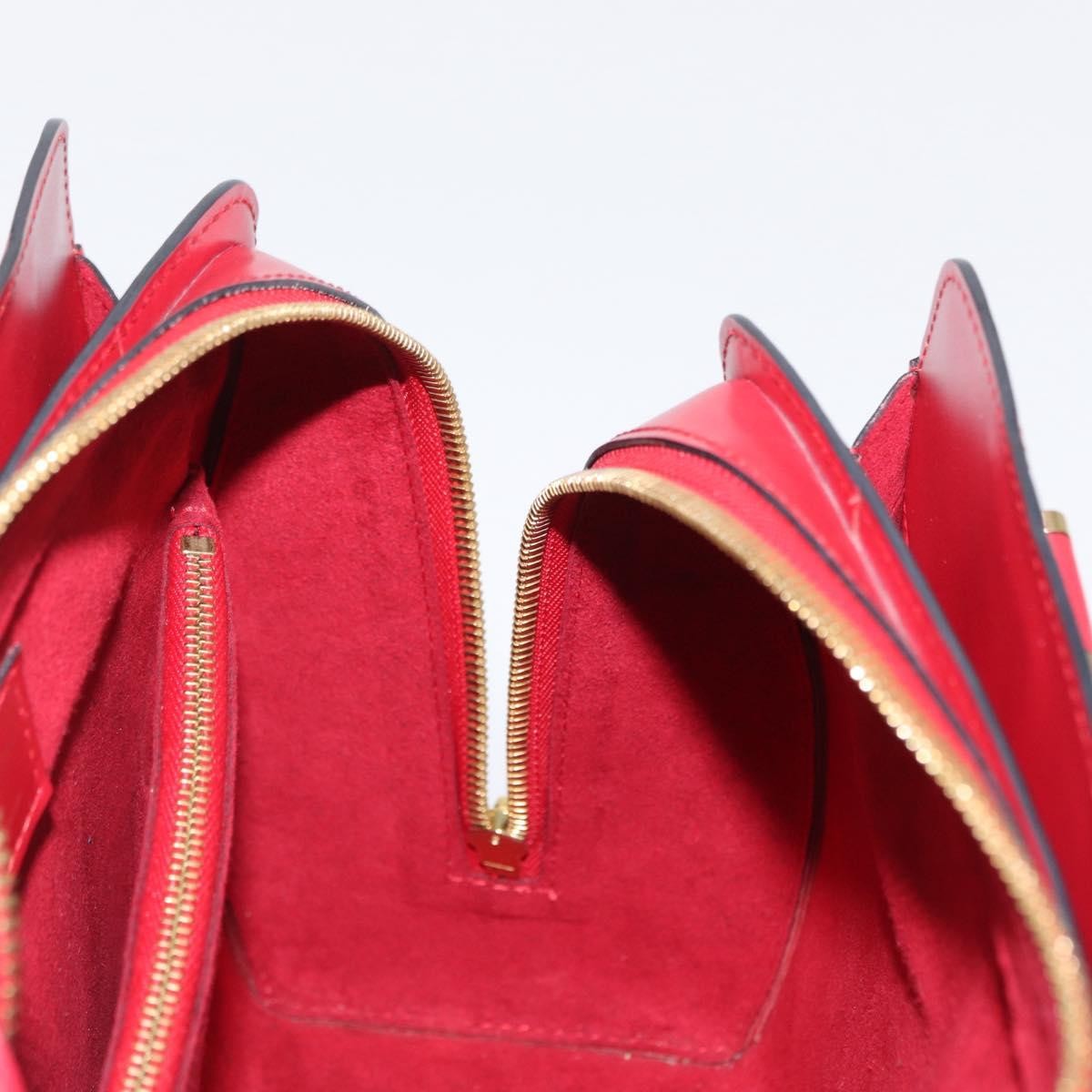 Louis Vuitton Pont Neuf Handbag Epi Leather Red Leather Handbag (Pre-Owned)