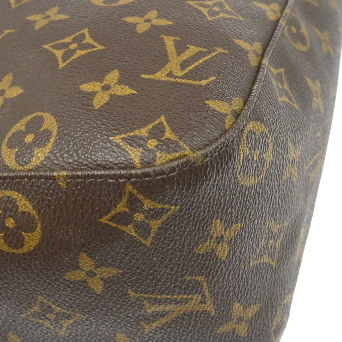 Louis Vuitton Monogram Looping Handbag Monogram Canvas Brown Canvas Handbag (Pre-Owned)