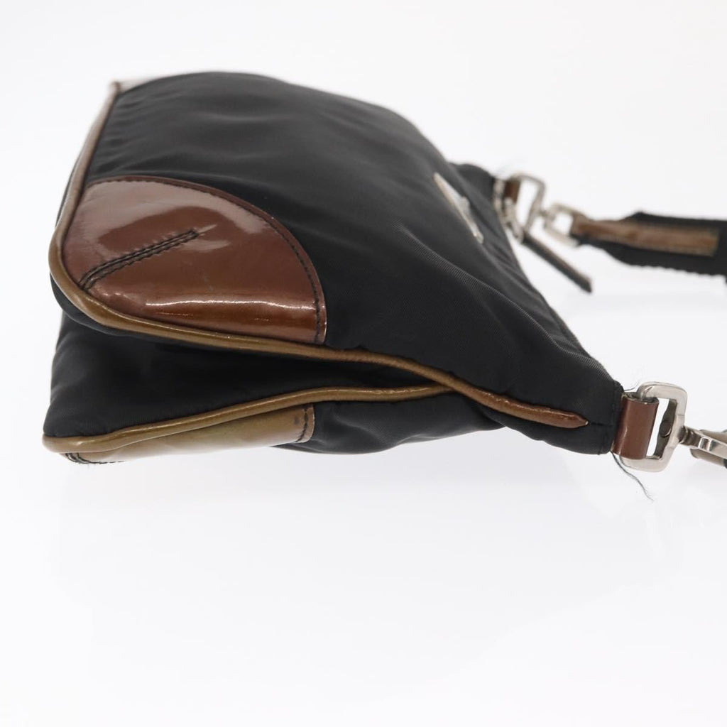 Prada Vintage Shoulder Bag Tessuto Black Nylon Shoulder Bag Bag (Pre-Owned)