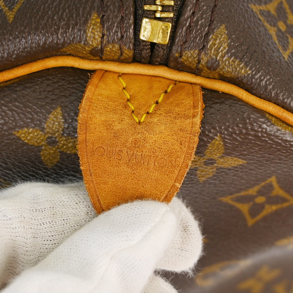 Louis Vuitton Keepall Bag Monogram Canvas Brown Canvas Travel Bag Bag (Pre-Owned)