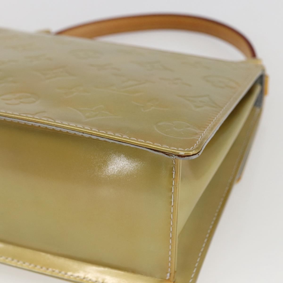 Louis Vuitton Spring Street Nm Handbag Patent Leather Gray Patent_Leather Handbag (Pre-Owned)