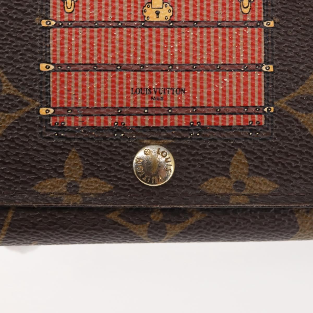 Louis Vuitton Vintage Sarah Wallet Monogram Canvas Brown Canvas Wallets Accessory (Pre-Owned)