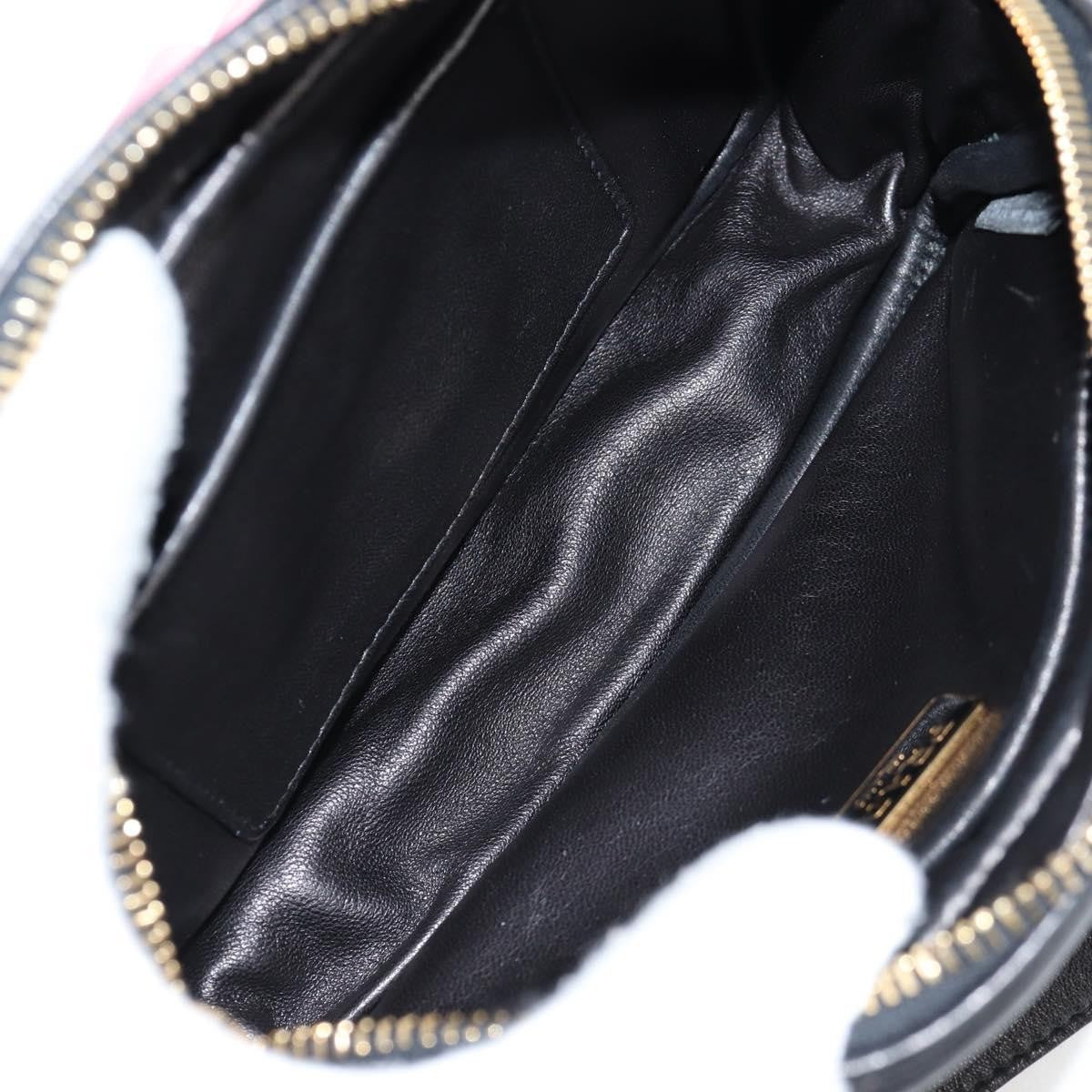 Prada Bow Camera Crossbody Bag Nappa Leather Black Leather Shoulder Bag Bag (Pre-Owned)