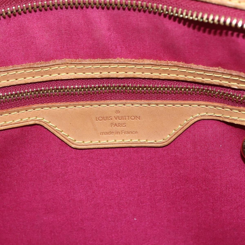 Louis Vuitton Brea Handbag Monogram Vernis Red Patent_Leather Handbag (Pre-Owned)