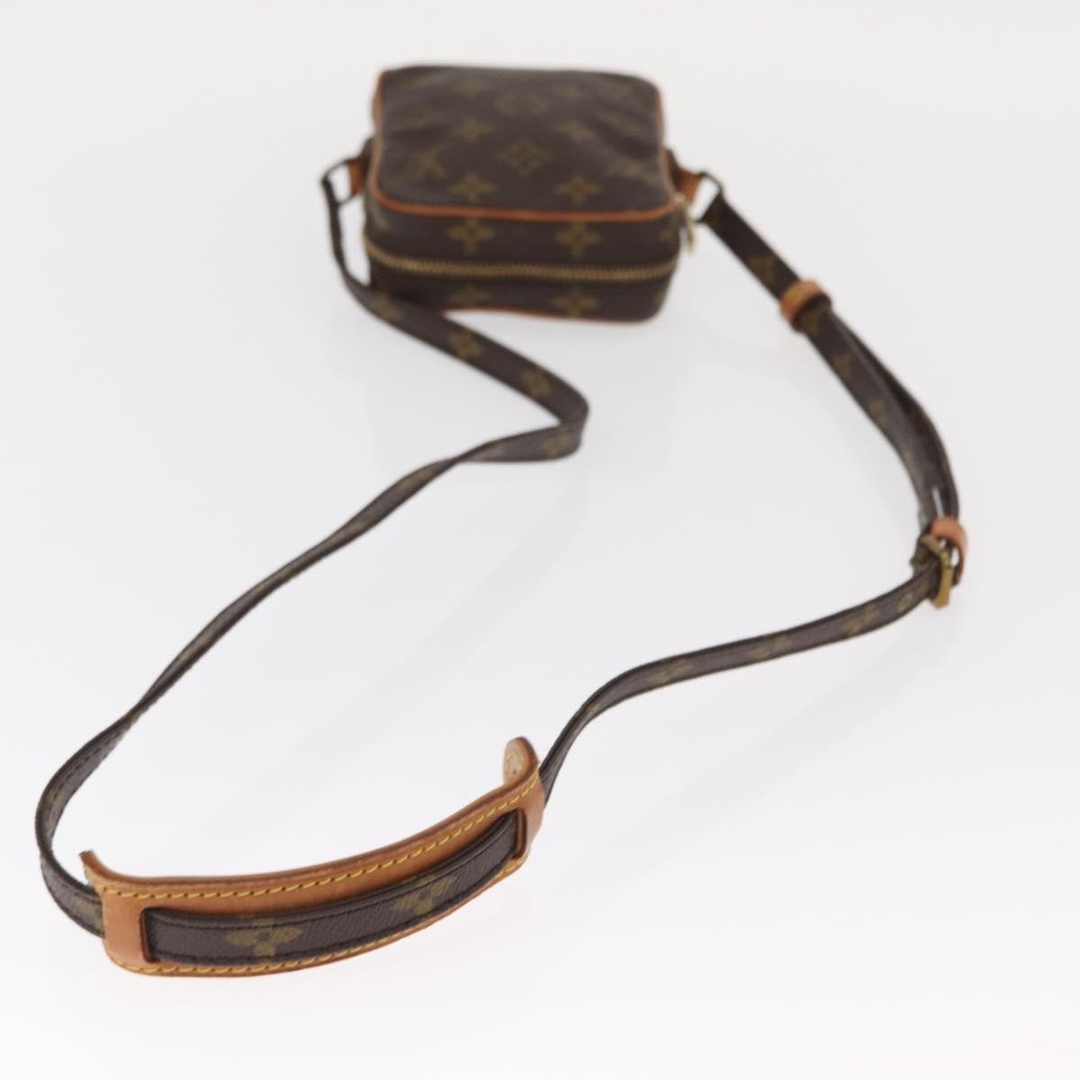 Louis Vuitton Danube Handbag Monogram Canvas Brown Canvas Shoulder Bag Bag (Pre-Owned)