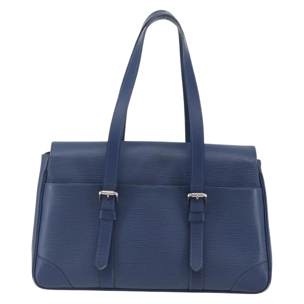 Louis Vuitton Segur Handbag Epi Leather Blue Leather Handbag (Pre-Owned)
