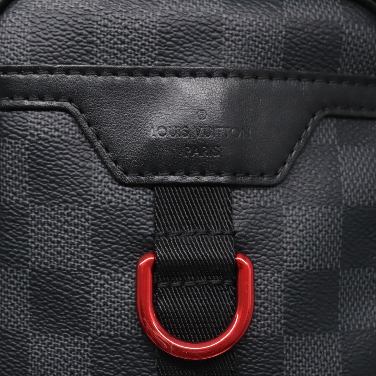 Louis Vuitton Utility Business Bag Damier Graphite Gray Canvas Shoulder Bag Bag (Pre-Owned)