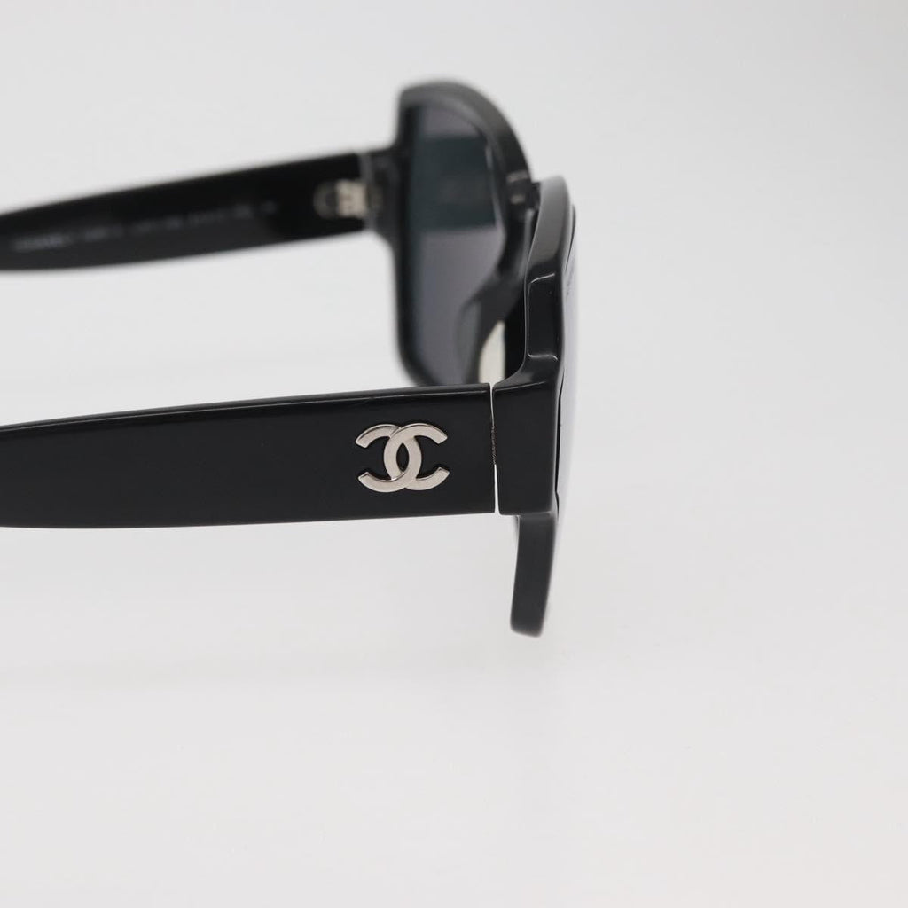 Chanel Logo Cc Sunglasses Plastic Black Plastic Sunglasse Accessory (Pre-Owned)