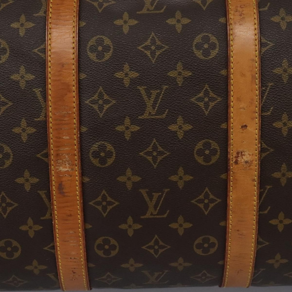 Louis Vuitton Keepall Bag Monogram Canvas Brown Canvas Travel Bag Bag (Pre-Owned)