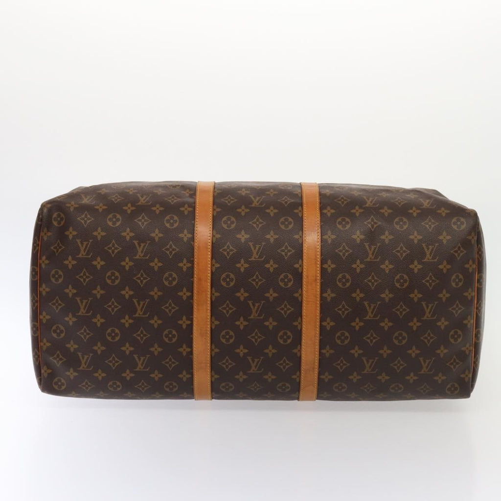 Louis Vuitton Keepall Bag Monogram Canvas Brown Canvas Travel Bag Bag (Pre-Owned)