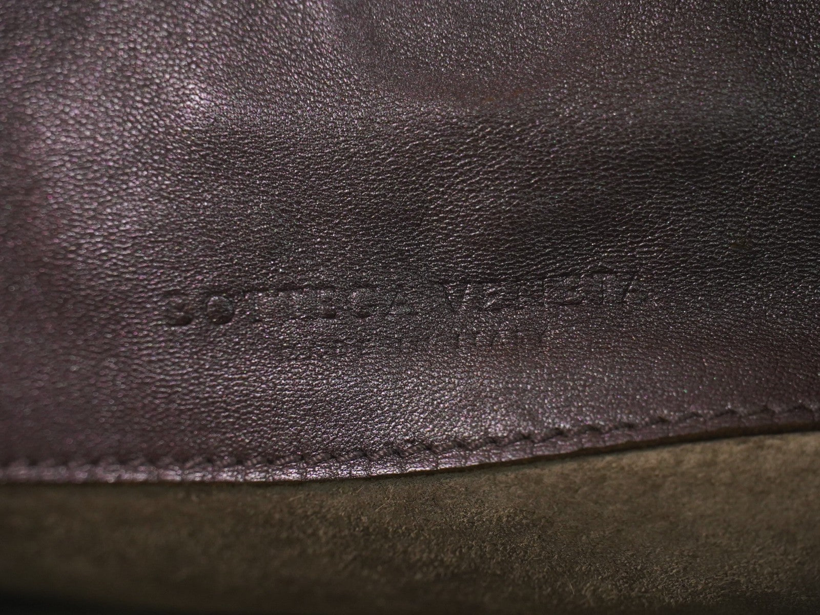 Bottega Veneta Intrecciato Shoulder Bag Leather Brown Leather Shoulder Bag Bag (Pre-Owned)