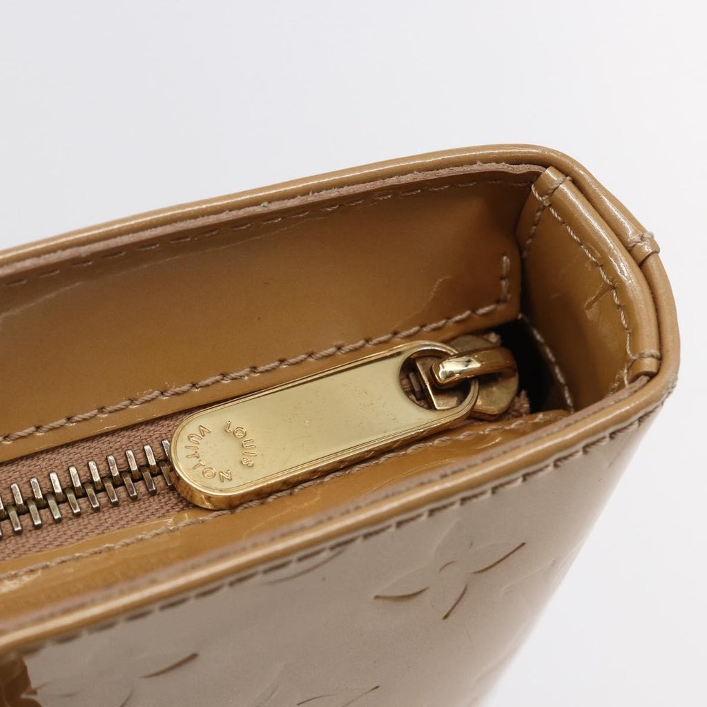 Louis Vuitton Brentwood Handbag Monogram Vernis Brown Patent_Leather Bag (Pre-Owned)