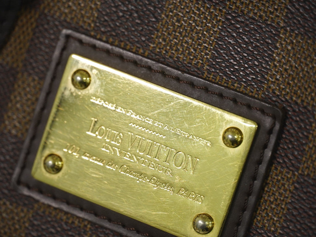 Louis Vuitton Hampstead Handbag Damier Brown Canvas Tote Bag Bag (Pre-Owned)