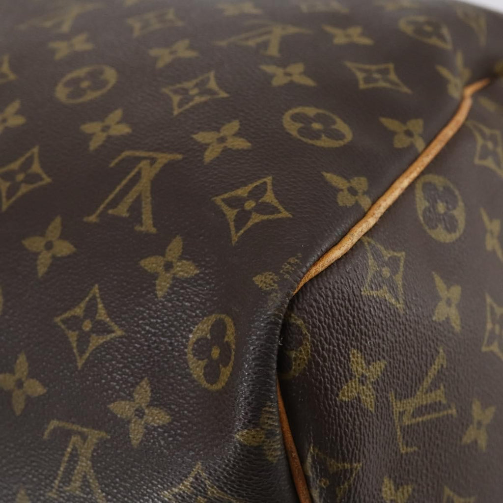 Louis Vuitton Keepall Bag Monogram Canvas Brown Canvas Travel Bag Bag (Pre-Owned)