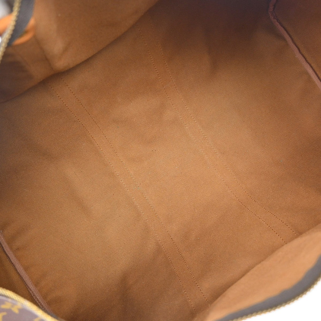 Louis Vuitton Keepall Bag Monogram Canvas Brown Canvas Travel Bag Bag (Pre-Owned)