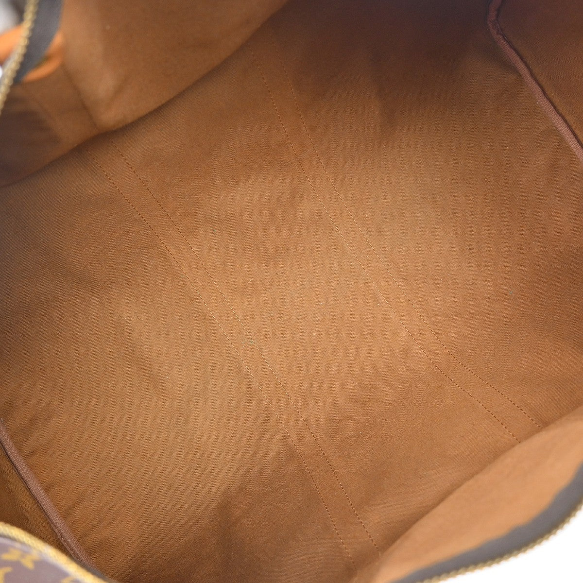 Louis Vuitton Keepall Bag Monogram Canvas Brown Canvas Travel Bag Bag (Pre-Owned)